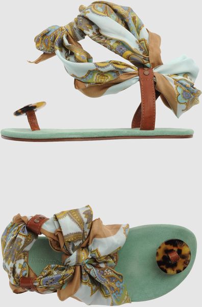 Avec Moderation Avec Modération  Flip Flops in Brown - Lyst