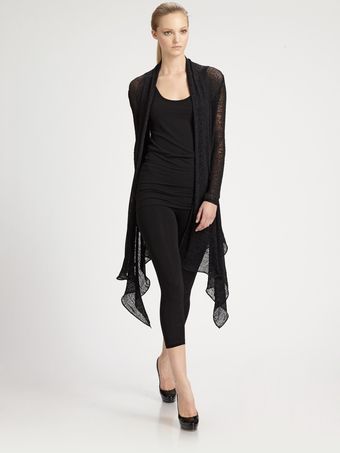 Donna Karan New York Long Cardigan - Lyst