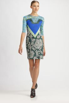 Peter Pilotto Silk Dress - Lyst
