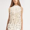 Stella Mccartney Sheer Dot Top in White - Lyst