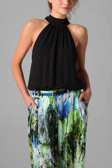 Alice + Olivia Halter Bodysuit - Lyst