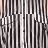Asos Collection Asos Shirt with Dip Sides in Stripe in Black (multi) - Lyst