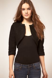 Mango  Cropped Jacket - Lyst