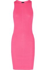 McQ by Alexander McQueen Ribbed Jersey Tank Dress