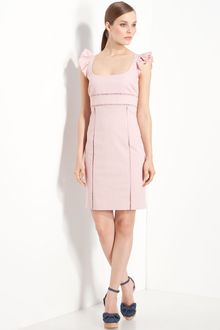 RED Valentino Ruffle Sleeve Dress - Lyst
