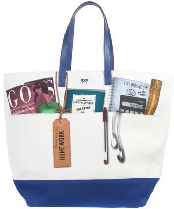 Anya Hindmarch Print Canvas Tote Bag - Lyst