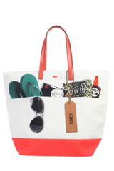 Anya Hindmarch Print Canvas Tote Bag