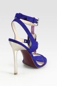 Boutique 9 Detective Suede T-strap High-heel Sandals - Lyst