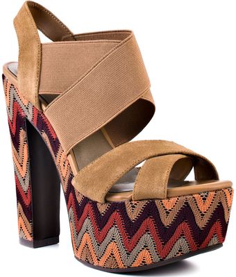 Fergie Paris - Tan Zig Zag - Lyst