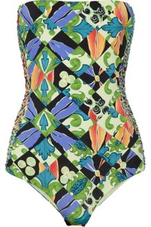 Missoni Mare Vevey Strapless Swimsuit - Lyst
