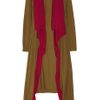 Alexander Mcqueen Twotone Fineknit Wool Wrap in Green (olive) - Lyst