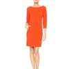 Michael Kors Boucle Shift Dress in Orange (sienna) - Lyst