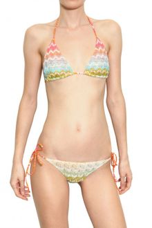 Missoni Reversible Slub Viscose Knit Bikini Bath - Lyst