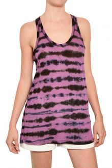 Proenza Schouler Tie Dye Cotton Jersey Tank Top - Lyst