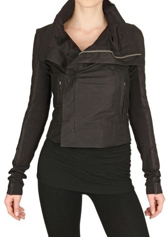 Rick Owens Biker Velo Leather Jacket - Lyst