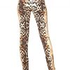 Roberto Cavalli Leopard Print Stretch Drill Jeans in Animal (leopard) - Lyst