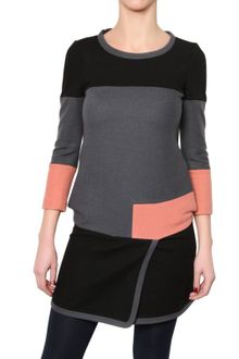 See By Chloé Double Cotton Wool Dress - Lyst