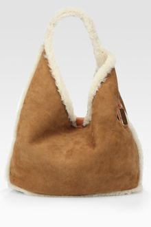 Ugg Shearling Hobo Bag - Lyst