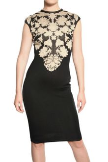 Alexander McQueen Viscose Silk Jacquard Dress - Lyst