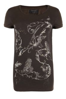 AllSaints Ornate Branded T-shirt - Lyst