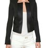 Balmain Silk Lapel Cool Wool Jacket in Black - Lyst