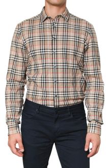 Burberry Brit Checked Seersucker Cotton Shirt - Lyst