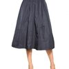 Burberry Prorsum Silk Taffeta Flared Skirt in Blue (navy) - Lyst
