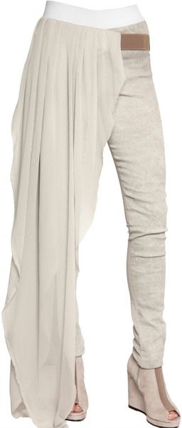 Damir Doma Silk Crepon Belt- Skirt - Lyst