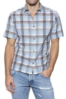 Dolce & Gabbana Checked Cotton Poplin Shirt - Lyst