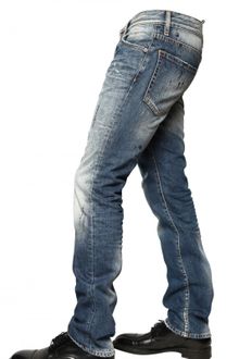DSquared2 19cm Washed Denim Slim Fit Jeans - Lyst