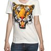 Dsquared2 Tiger Print Cotton Jersey Tshirt in White - Lyst