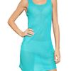 Francesco Scognamiglio Silk Chiffon Dress in Blue (turquoise) - Lyst