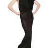 Gareth Pugh Draped Viscose Jersey Long Dress in Black - Lyst
