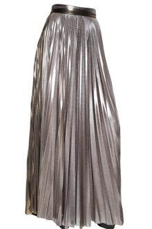 Haider Ackermann Pleated Techno Metallic Jersey Skirt - Lyst
