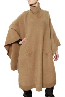 Joseph Wool Cashmere Knit Poncho Sweater - Lyst