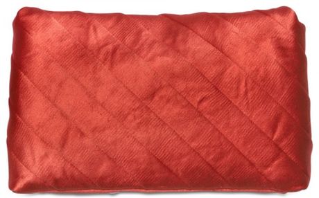 Lanvin Satin Patchwork Evening Clutch in Red - Lyst