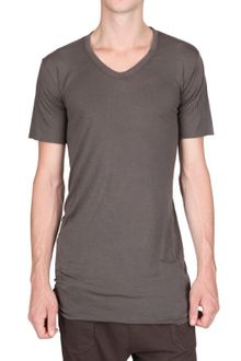 Rick Owens Silk Viscose Jersey T-shirt - Lyst