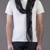 Alexander Mcqueen Skull Print Scarf in Black for Men - Lyst