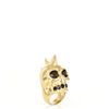 Alexander Mcqueen Skull Sharktooth Ring in Gold - Lyst