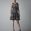 Alexander Mcqueen Fullskirt Barnacle Dress in Gray (white) - Lyst