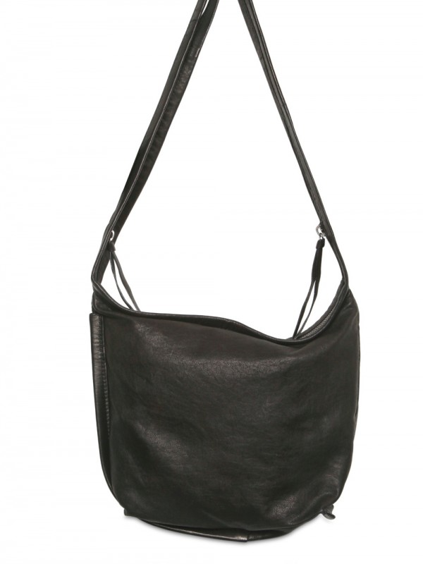 Ann Demeulemeester Soft Leather Small Shoulder Bag in Black | Lyst