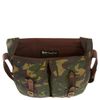 Barbour Camouflage Waxed Cotton Satchel in Green for Men - Lyst