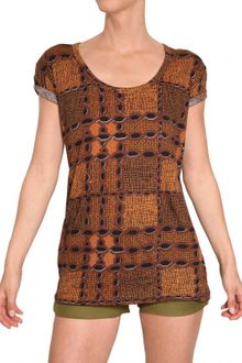 Burberry Brit Over Printed Cotton Jersey T-shirt - Lyst