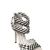 Camilla Skovgaard Woven Leather Sandals in Black (white) - Lyst