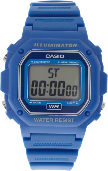 casio light blue watch
