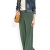 Chloé Leather Biker Jacket in Green (teal) - Lyst
