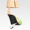Diane Von Furstenberg Elan Colorblock Leather Wedge Sandals in Black - Lyst