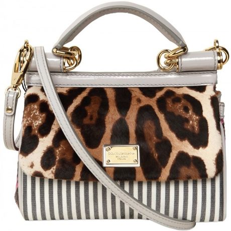 Dolce & Gabbana Mini Miss Sicily Top Handle in Multicolor (multi) - Lyst