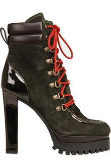 DSquared2 130mm Suede Laced Low Boots - Lyst