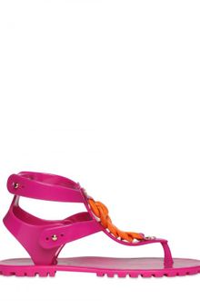 DSquared2 Rubber Chain Flats - Lyst